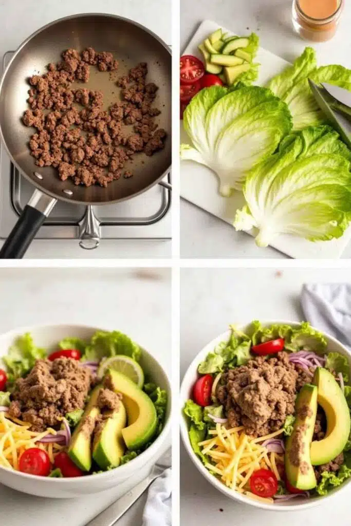 How to Make burger bowl recipe