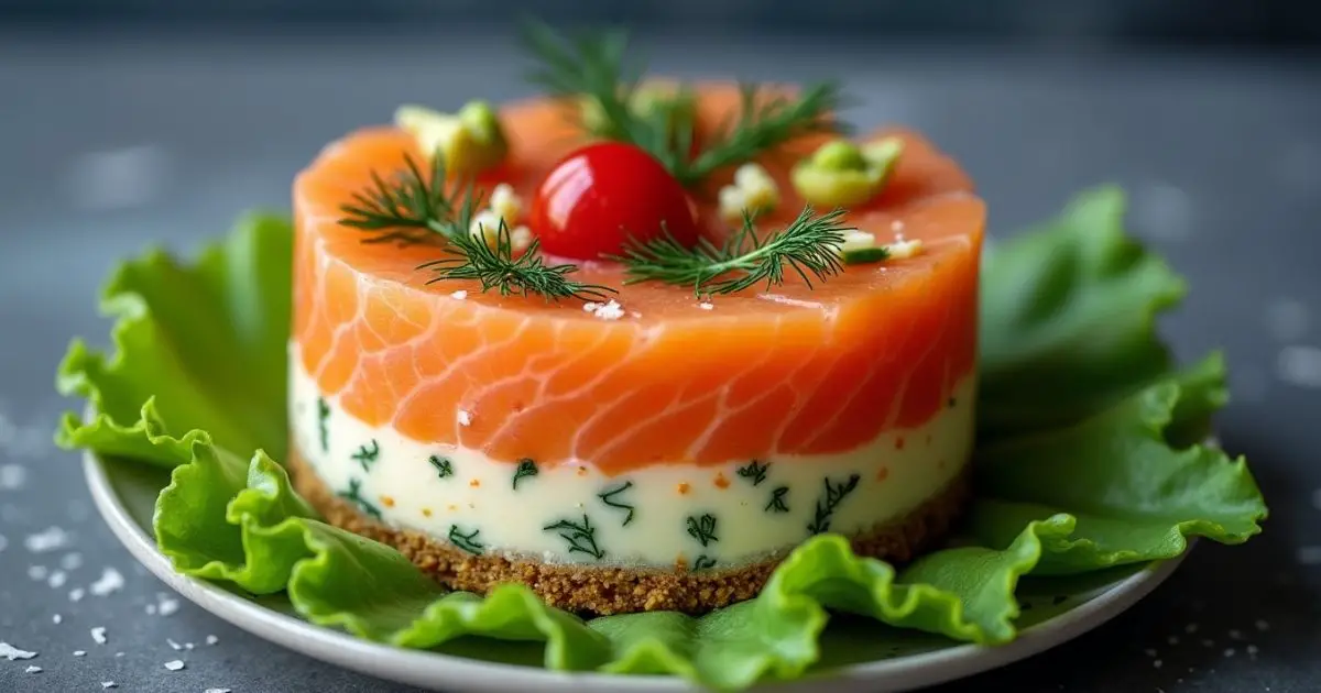 Smoked Salmon Cheesecake