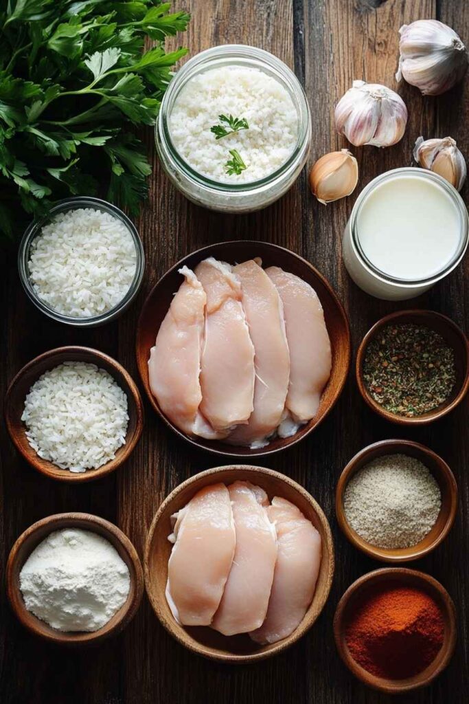 Ingredients for Forgotten Chicken Recipe