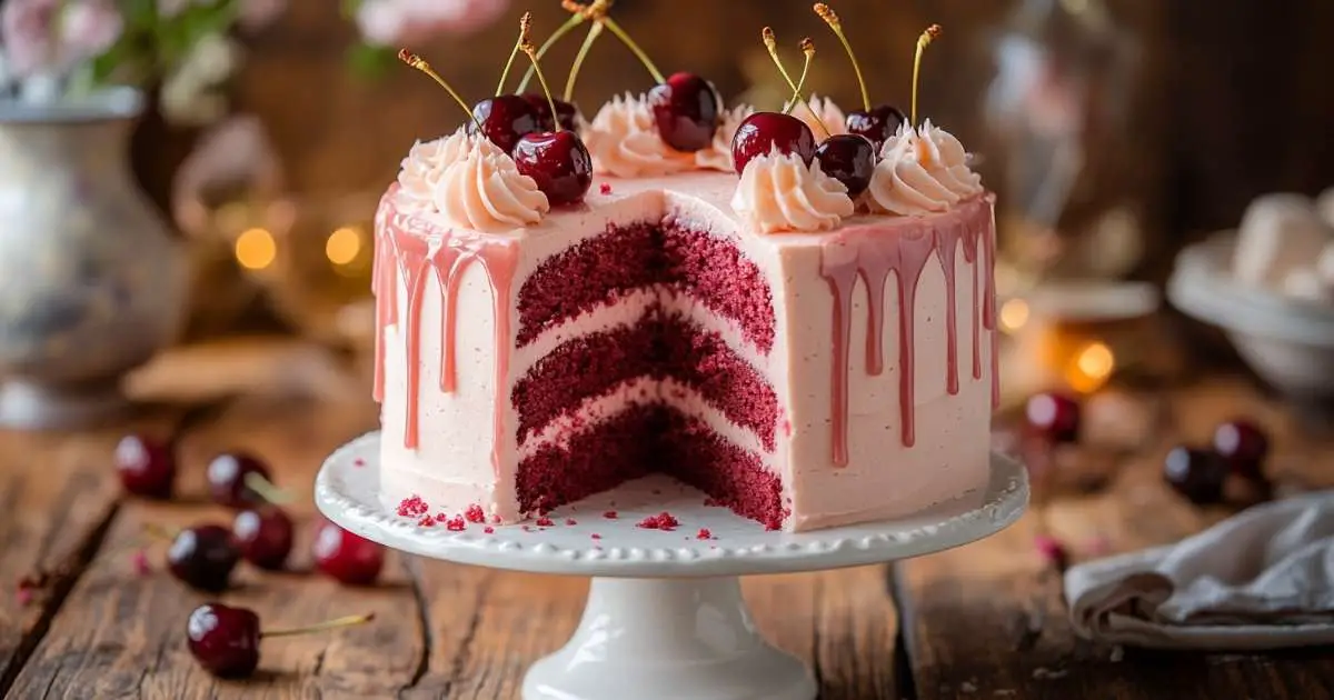 Cherry Chip Cake