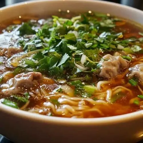 wonton noodle soup
