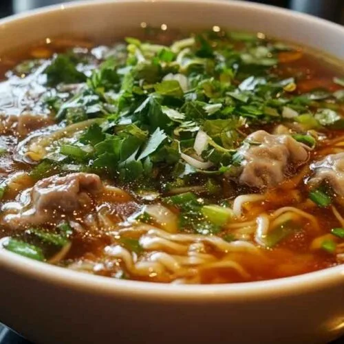 wonton noodle soup