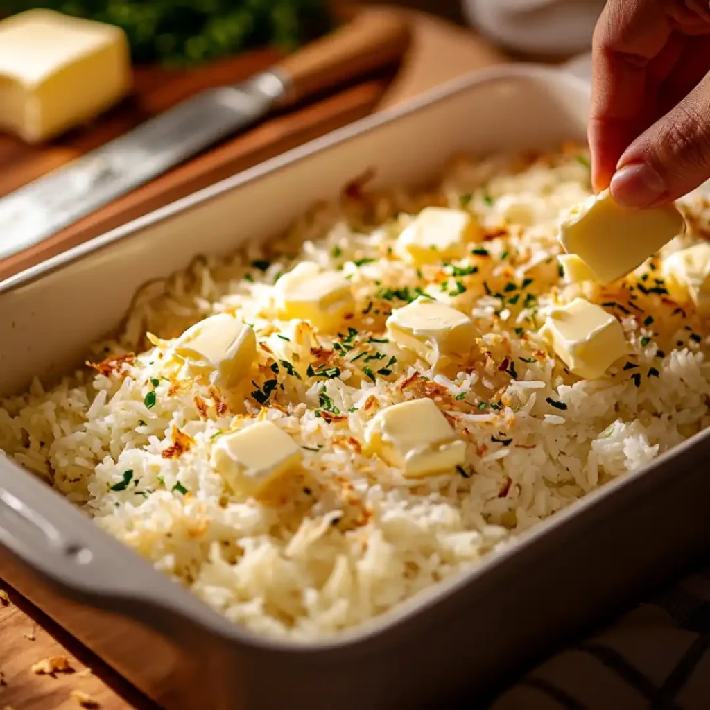Stick of Butter Rice – Preparing the Dish with Butter