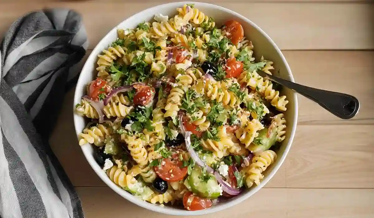 high protein pasta salad