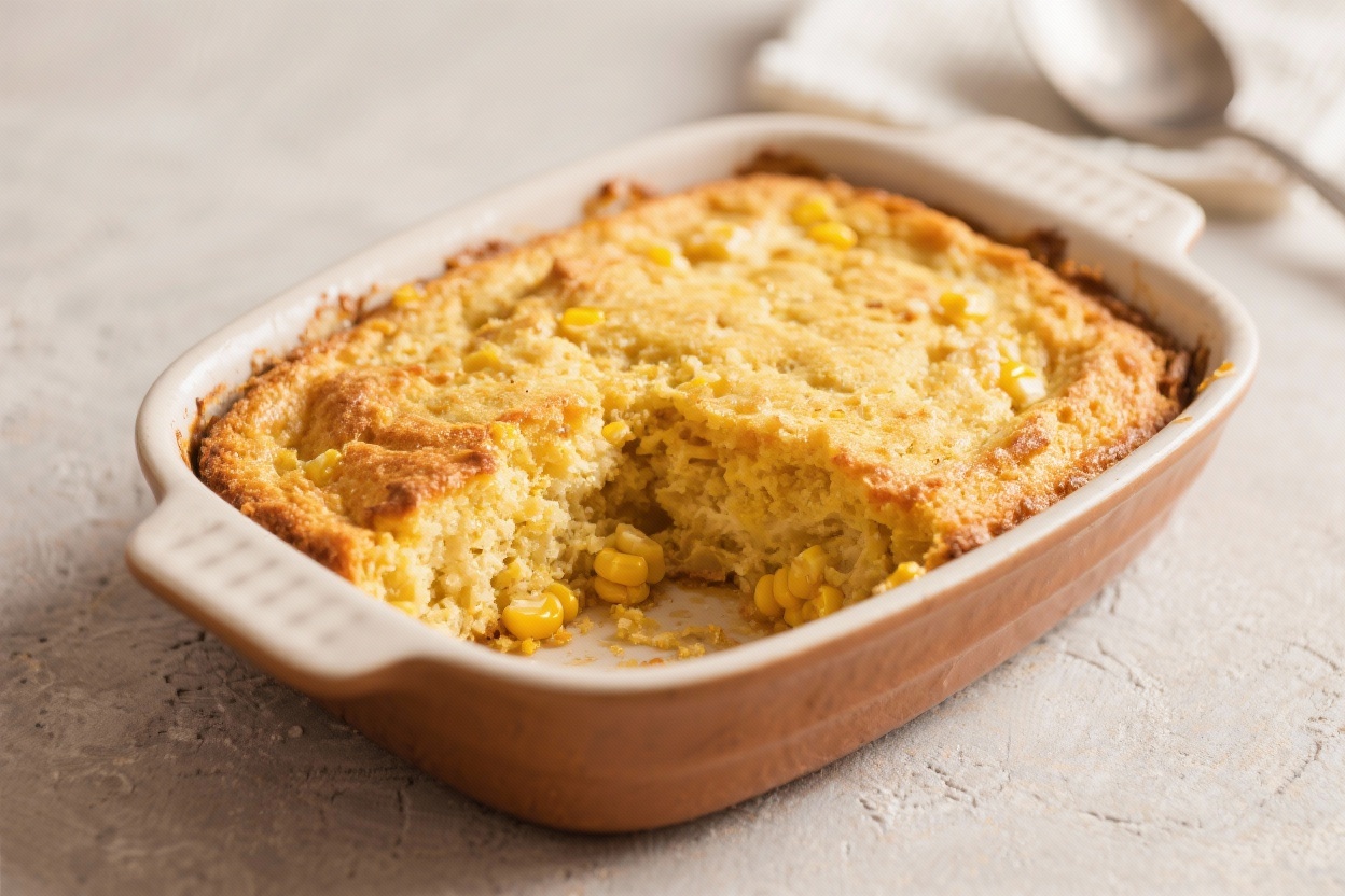 Cornbread Casserole Recipe Creamy Comfort Made Easy