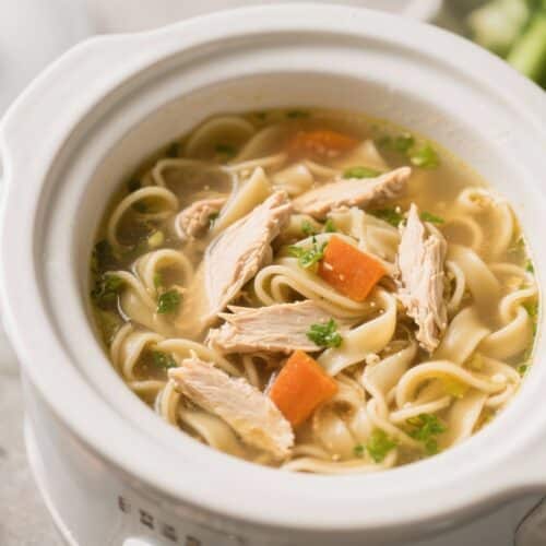 Crockpot Chicken Noodle Soup