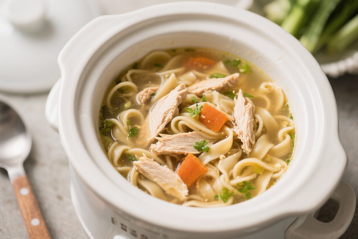 Crockpot Chicken Noodle Soup