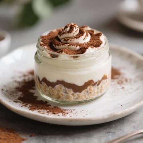 Healthy Tiramisu Overnight Oats That Taste Indulgent