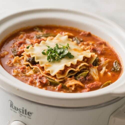 Lasagna Soup Crockpot Recipe Comfort Made Easy