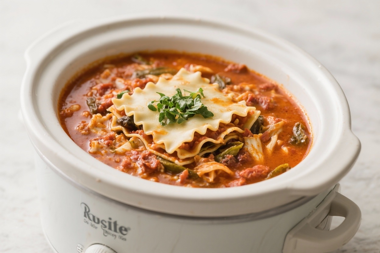 Lasagna Soup Crockpot Recipe Comfort Made Easy