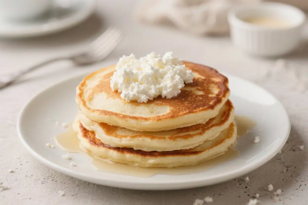 Fluffy Cottage Cheese Pancakes That Stay Soft