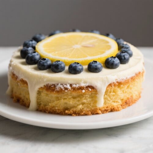Zesty Lemon Blueberry Cake That Steals the Show