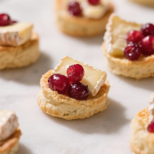 Party Perfect Cranberry Brie Puff Pastry Bites