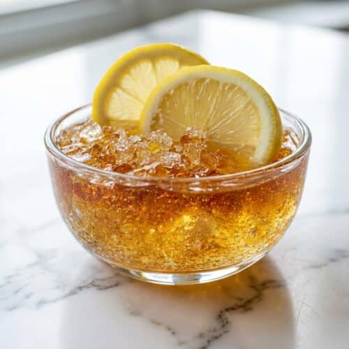 Shimmering bariatric gelatin recipe cups featuring an electrolyte-infused collagen boost for recovery.