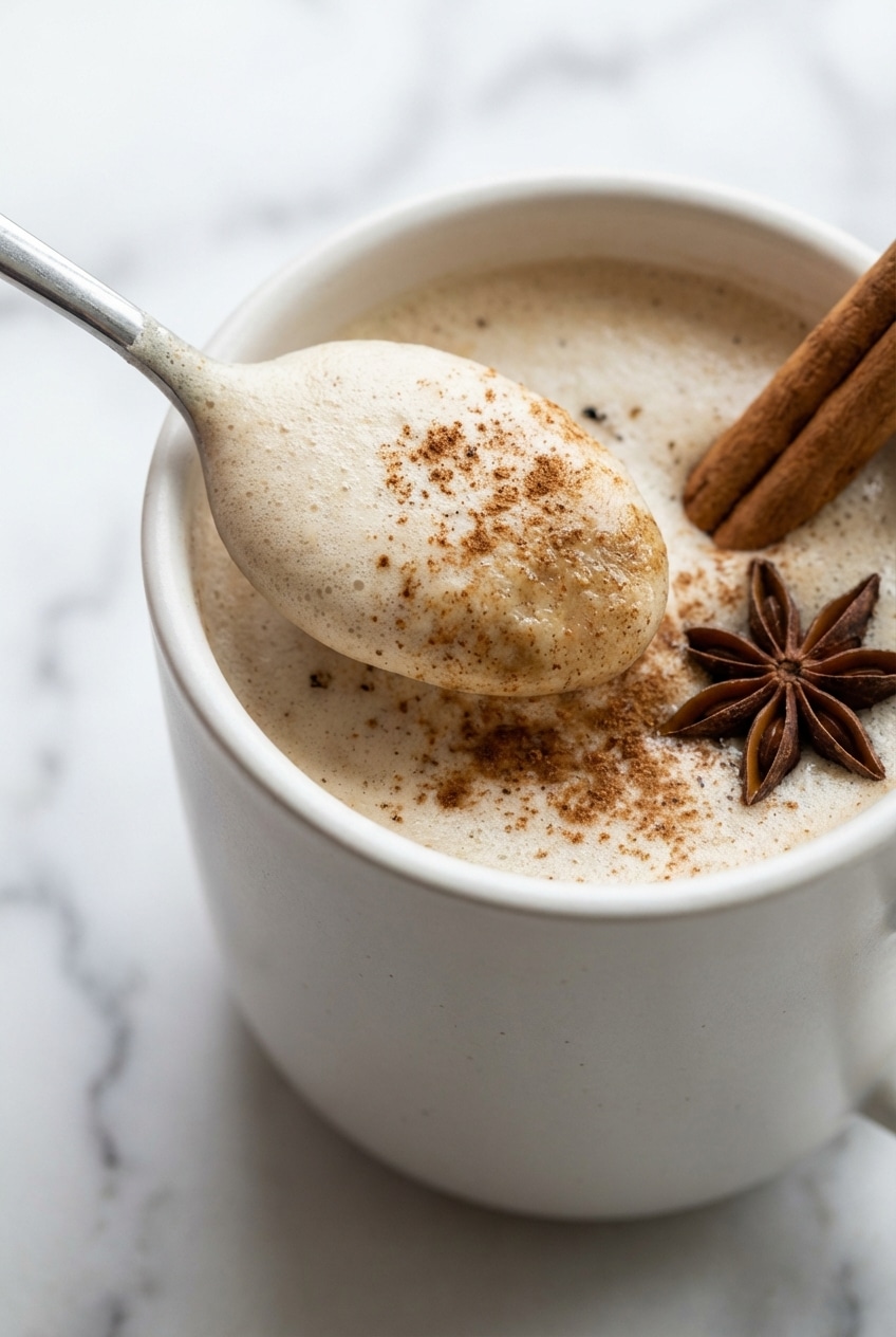 Spices for a Chai Tea Latte toasting in a dry pan to release fragrant essential oils.