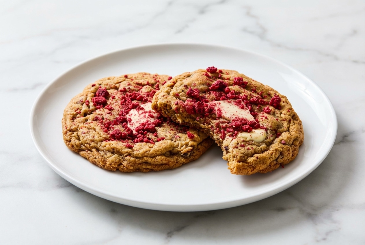 Heart-shaped valentine's day cookies infused with nutty brown butter and aromatic cardamom.