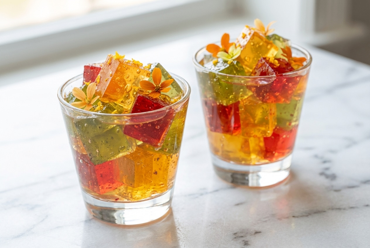 Jillian michaels gelatin recipe featuring the vibrant Vitamin C Synergistic Bloom for a firm, translucent set.