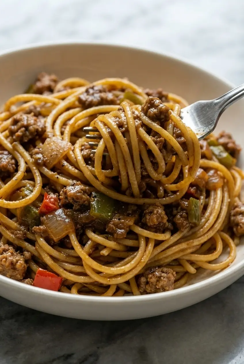 Spaghetti With Roux Bold And Savory Dirty Spaghetti Recipe With Cajun Spices