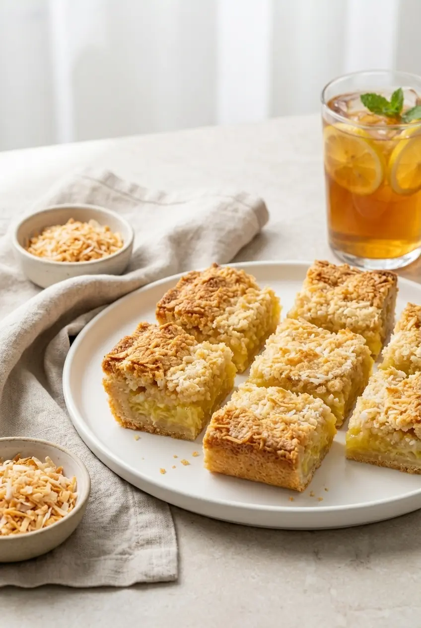 Pineapple Bliss Bars serving and storage