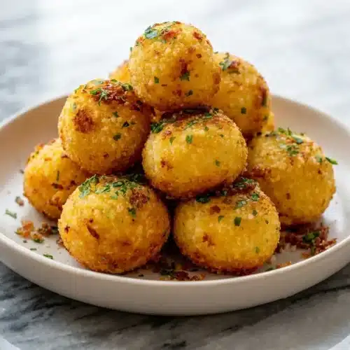 Golden Southern-Style Honey Butter Cornbread Poppers drizzled with a rich brown butter and smoked paprika glaze.
