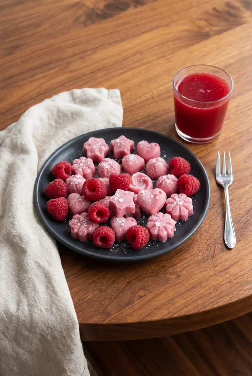 A glass jar filled with a fresh batch from our Probiotic Gummy Bear Recipe, stored neatly in the fridge.
