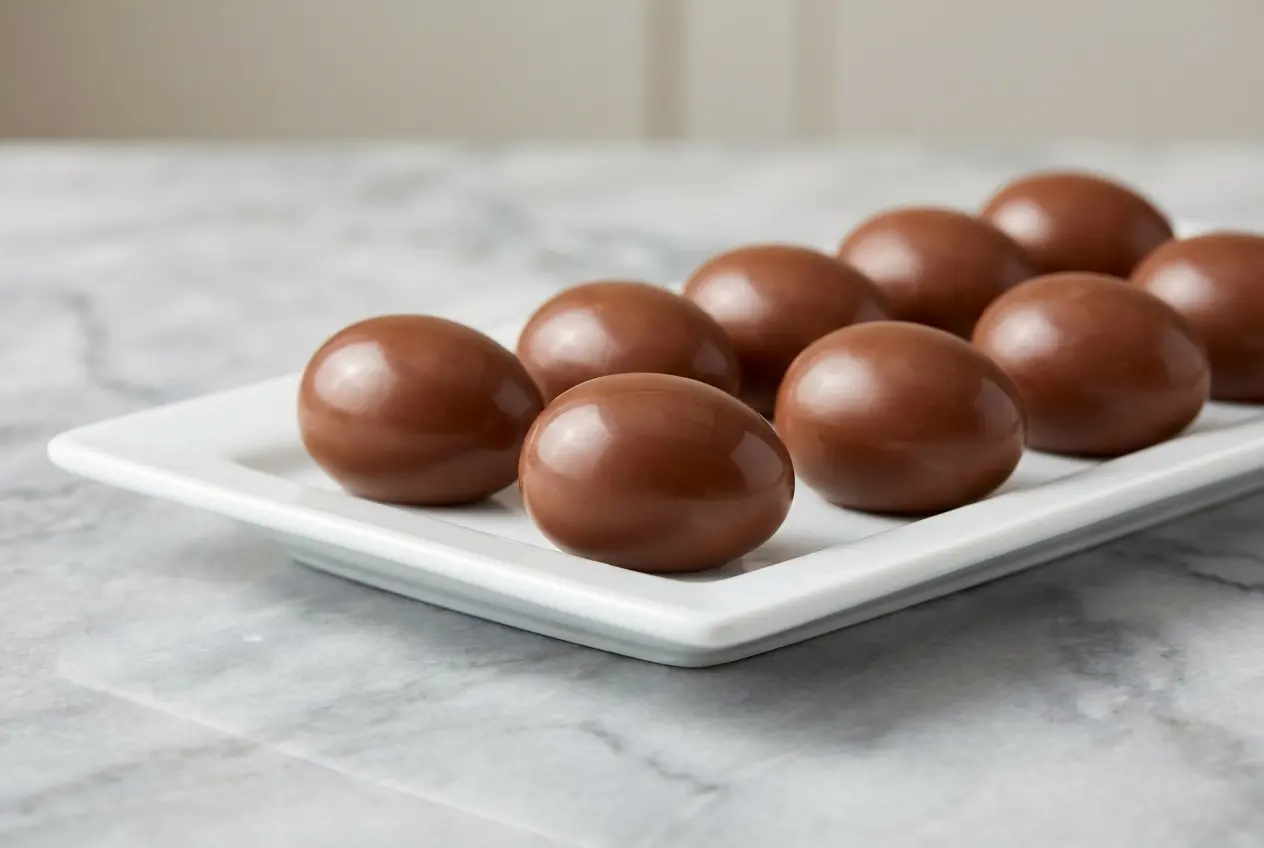 Peanut butter egg recipe featuring a malted graham cracker filling and smooth chocolate coating.