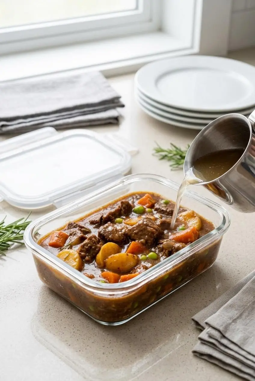 crockpot beef stew recipe practical detail for Storage and Reheating Guide