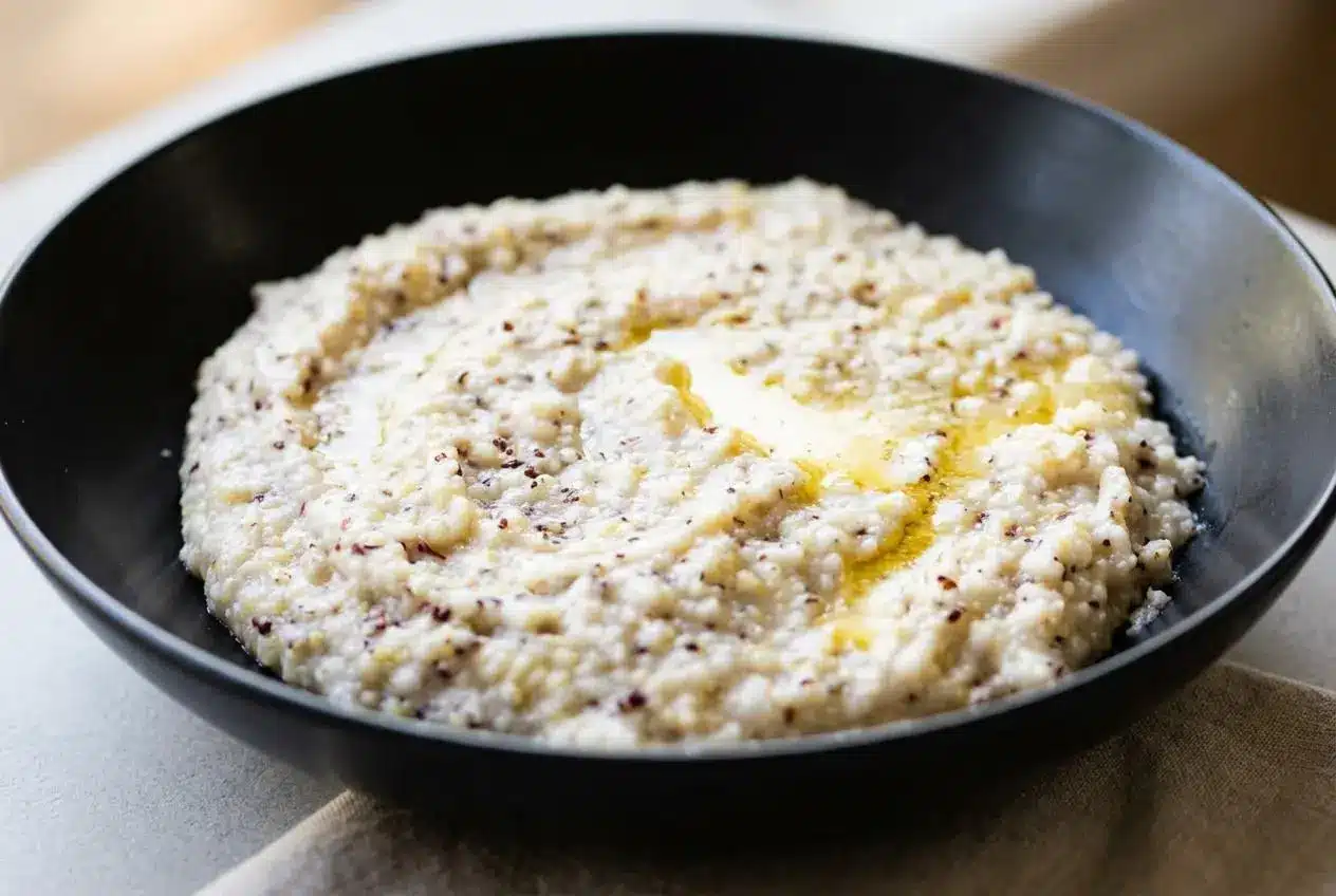 How To Make Grits with a velvety, creamy finish topped with melted golden butter.
