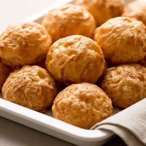 Golden baked gougeres recipe cheese puffs with crisp Gruyère crust and airy texture.